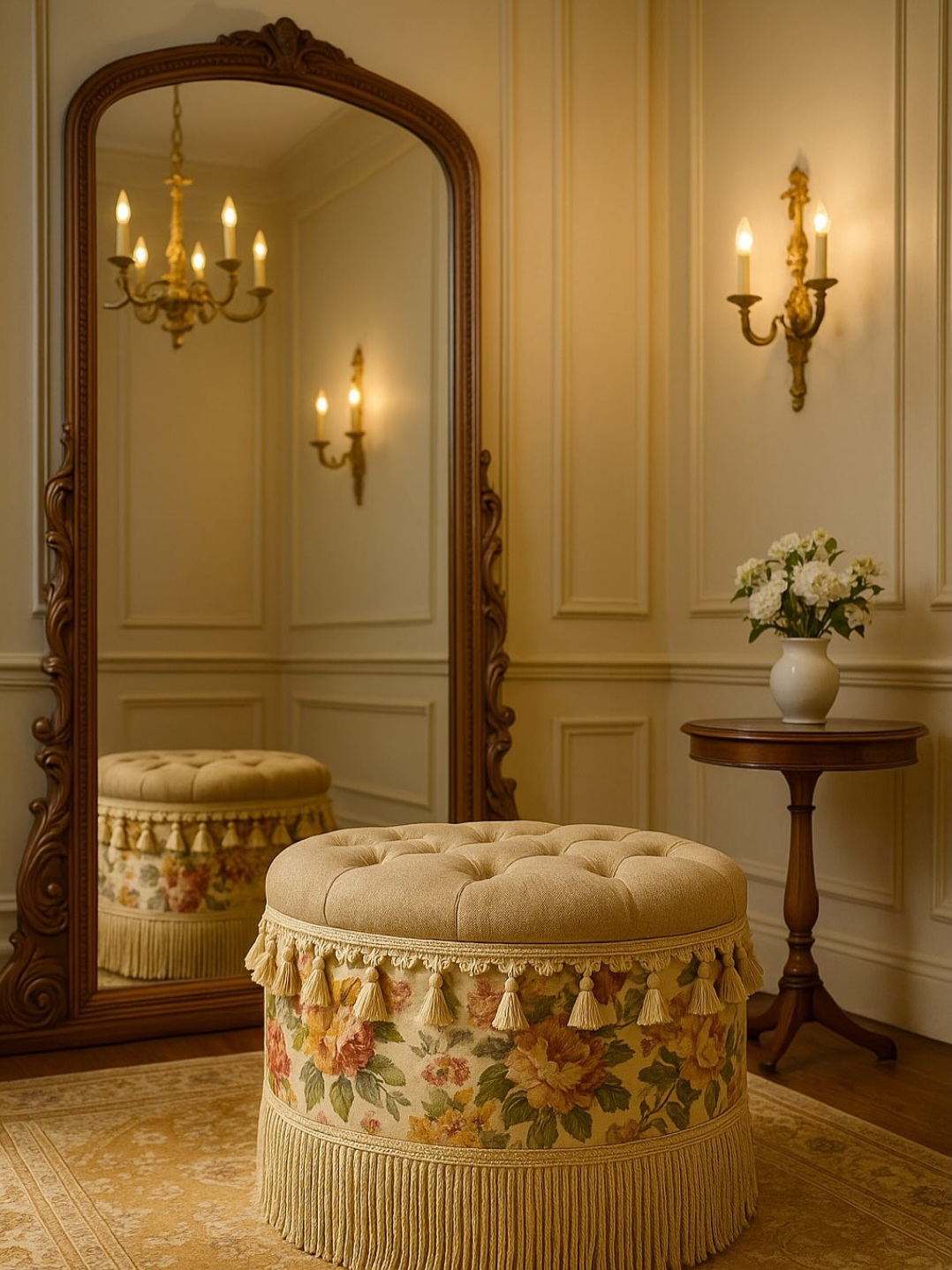 آینه قدی مدل کیمیا منبتی تمام چوب